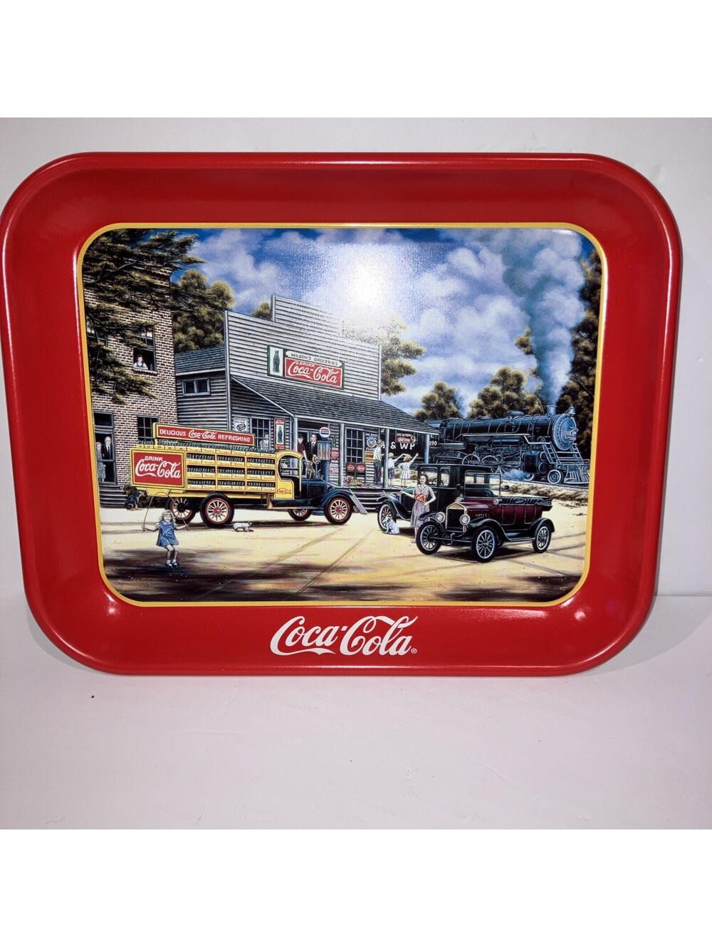 Vintage 1997 Coca Cola Sign Of Good Taste Serving Tray NEW